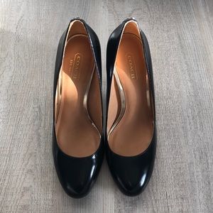 COACH Black heels